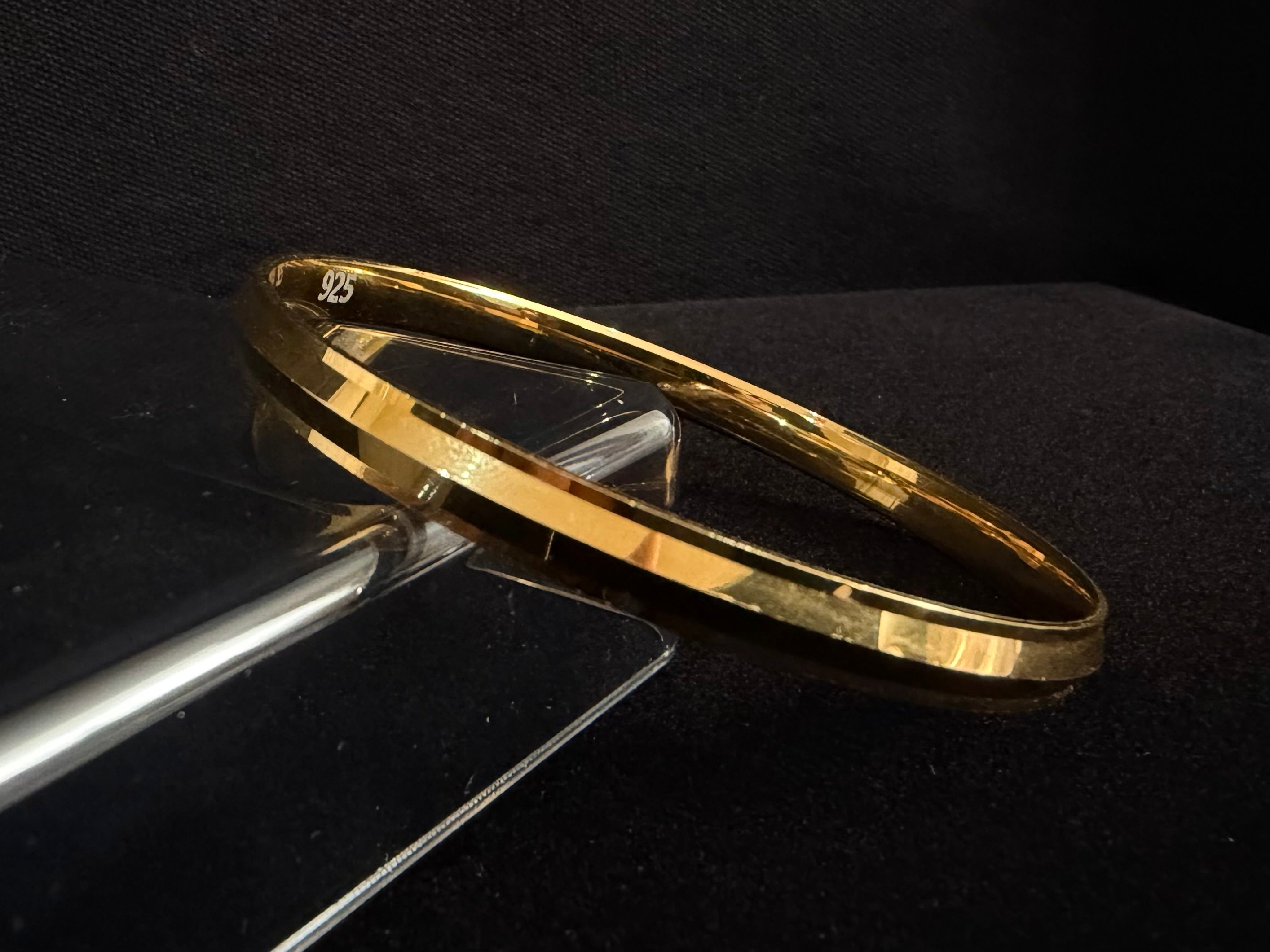 925 Silver Gold Plated Men’s Kada