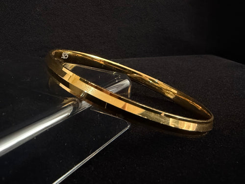 925 Silver Gold Plated Men’s Kada