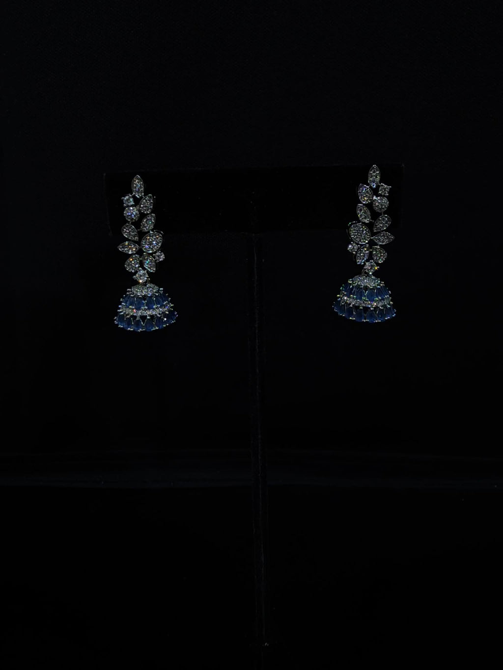 Royal Elegance 925 Silver Jhumki Earrings