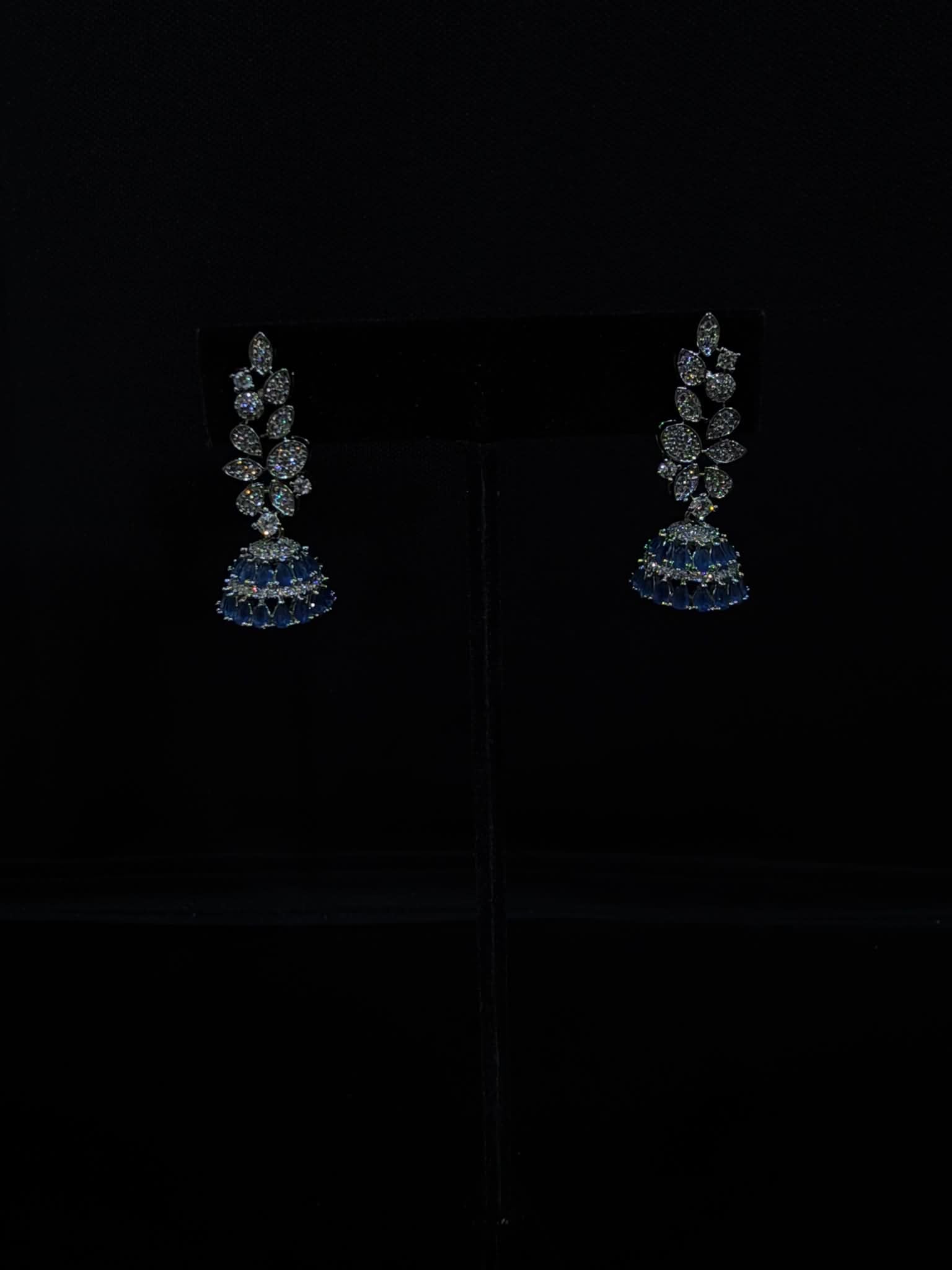 Royal Elegance 925 Silver Jhumki Earrings