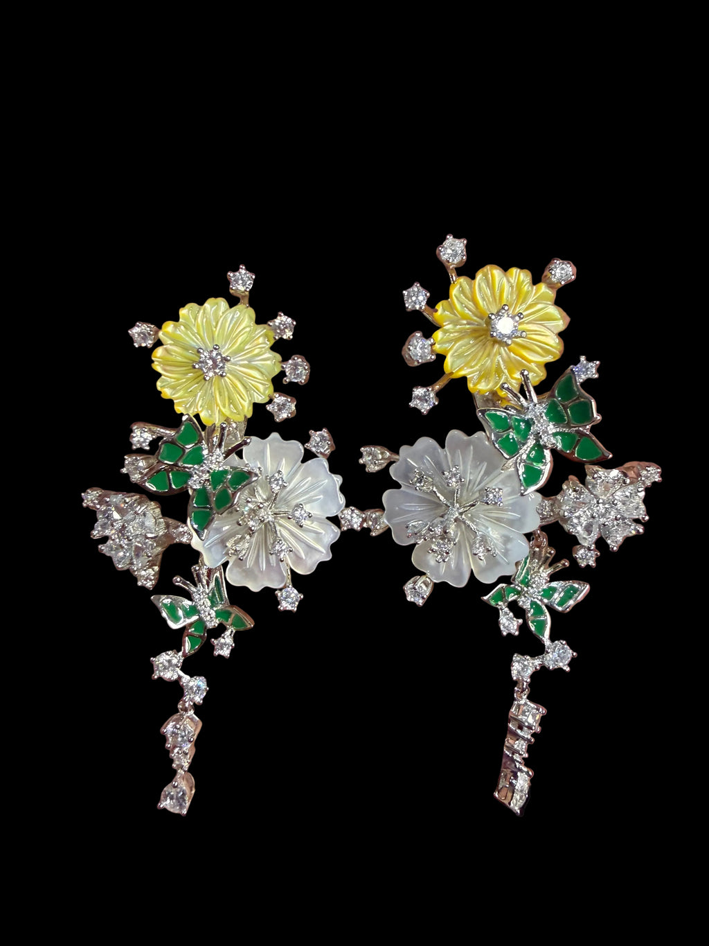Garden Bloom Statement Earrings