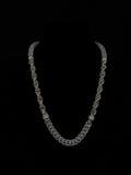925 Silver Hollow Link Chain