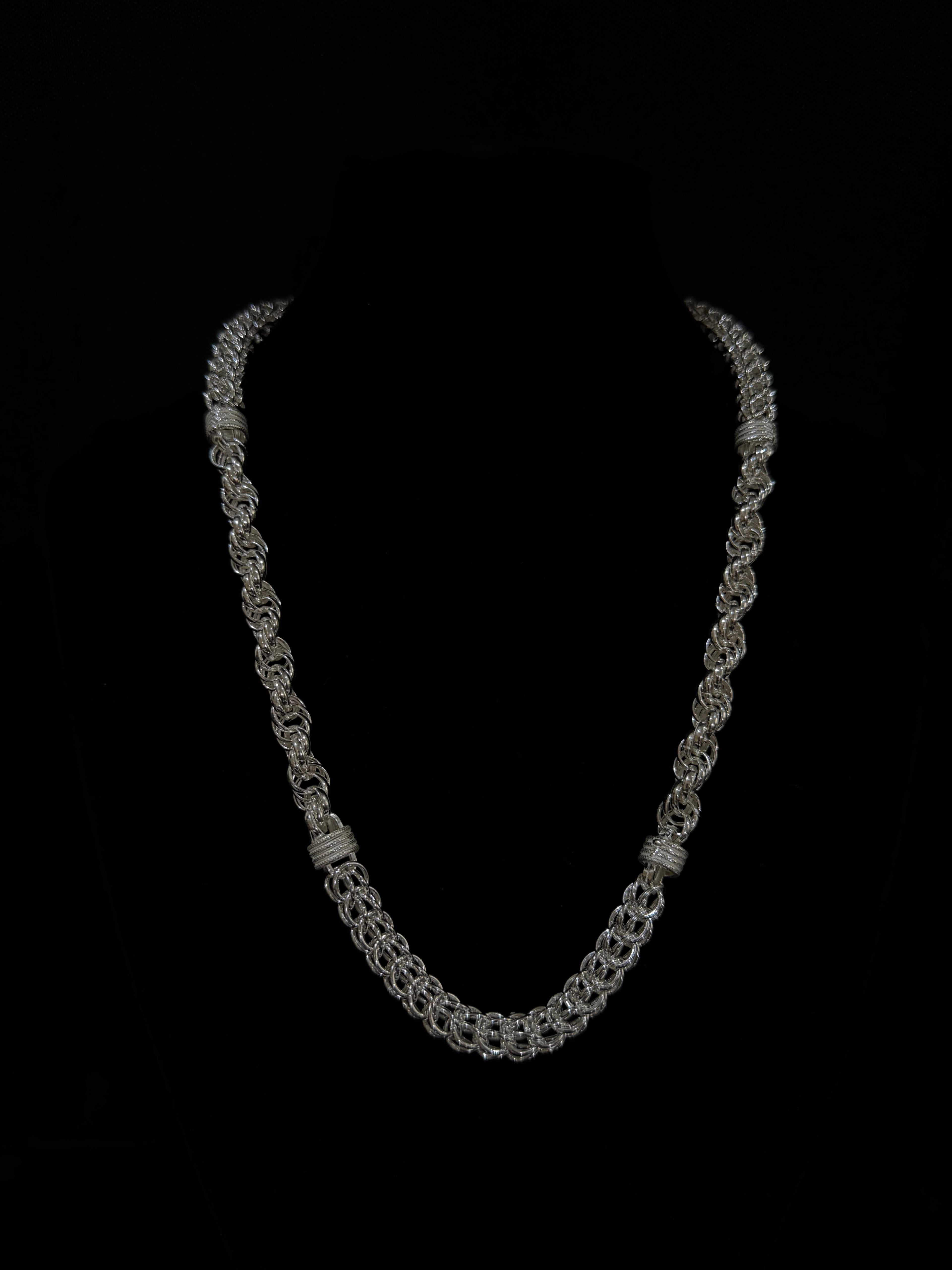 925 Silver Hollow Link Chain