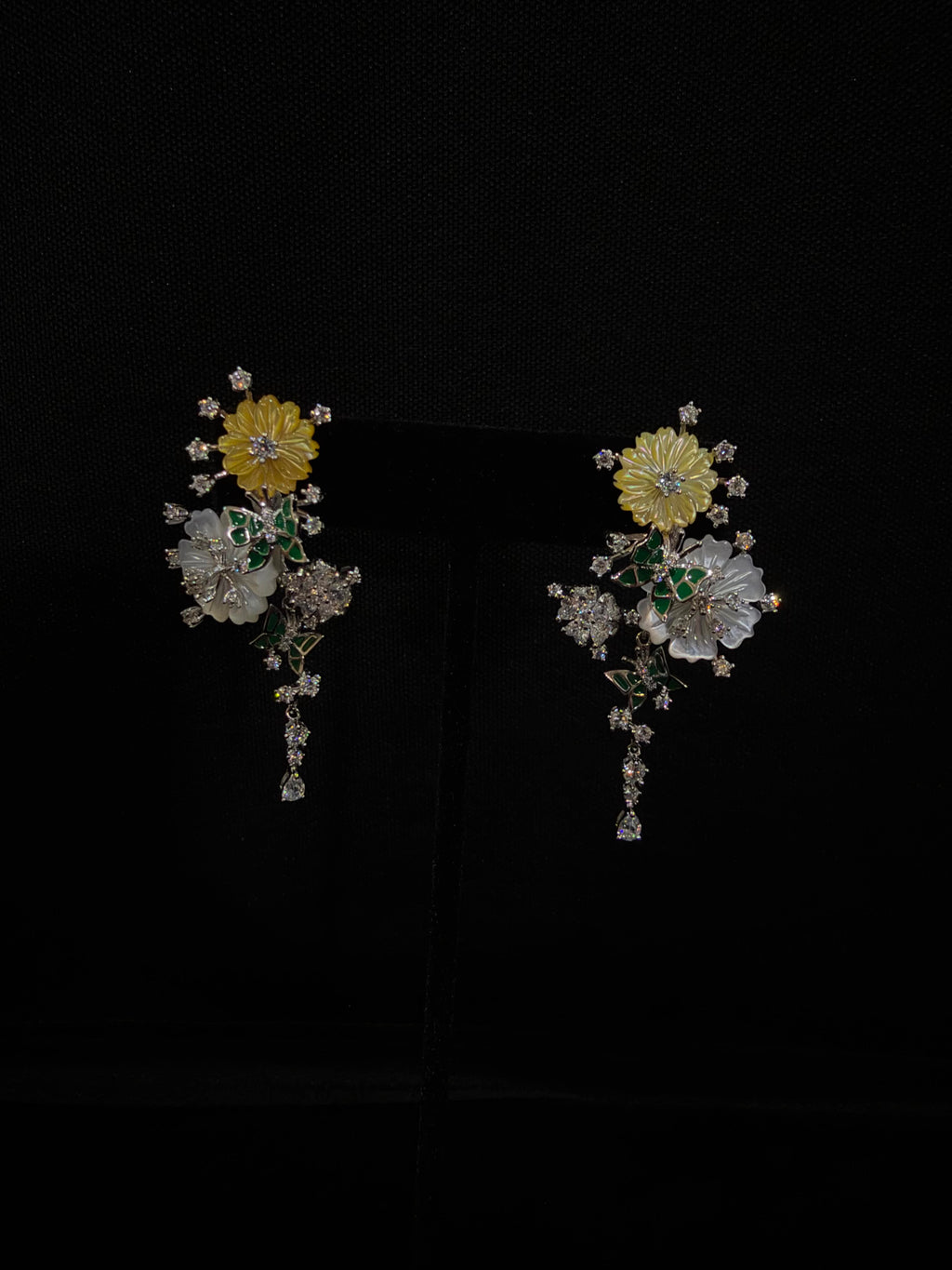 Garden Bloom Statement Earrings