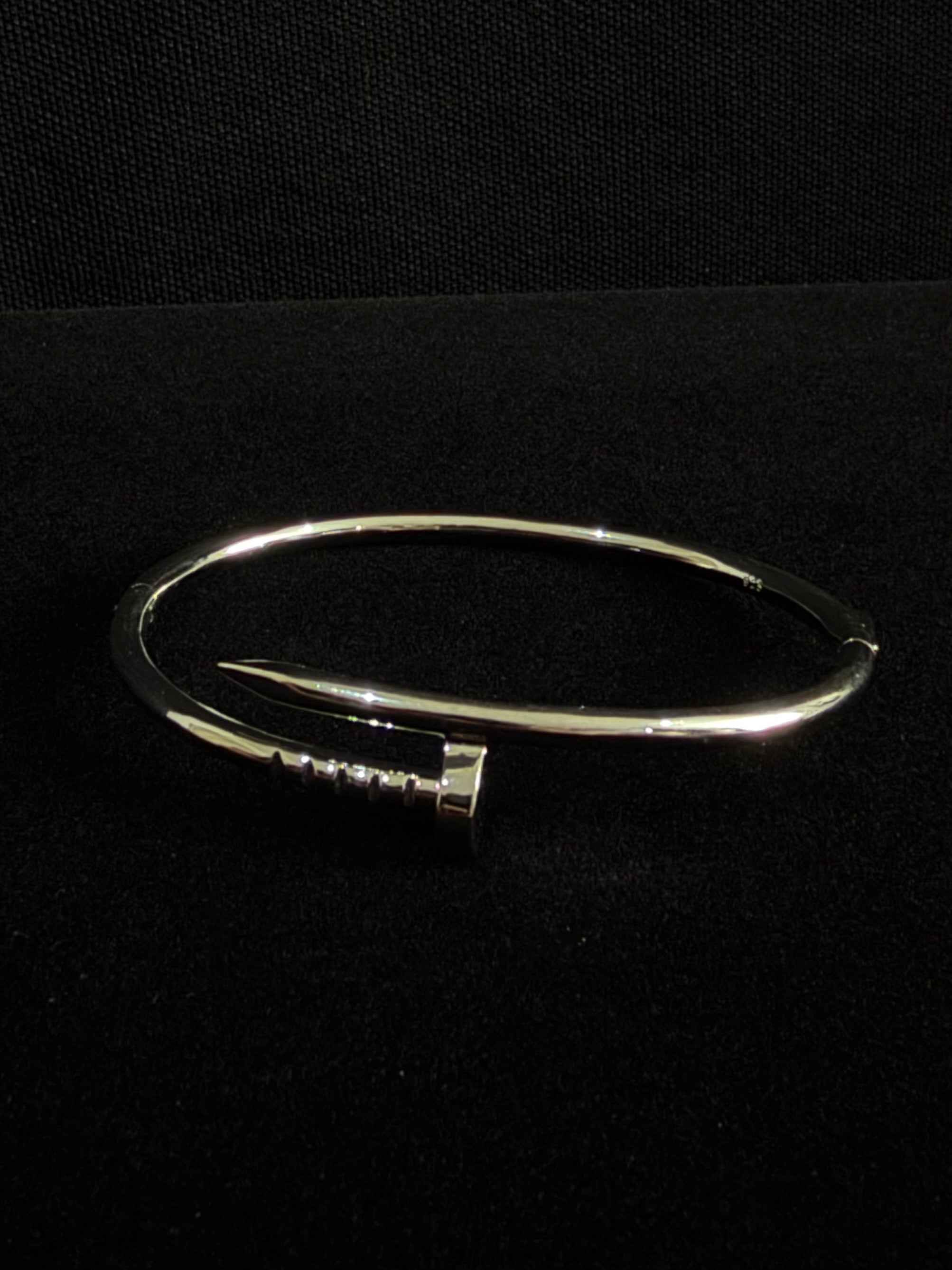 925 Silver Cartier Style Nail Bracelet for Women