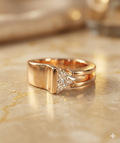925 Silver Princess Cut Solitaire Ring (Size 6)