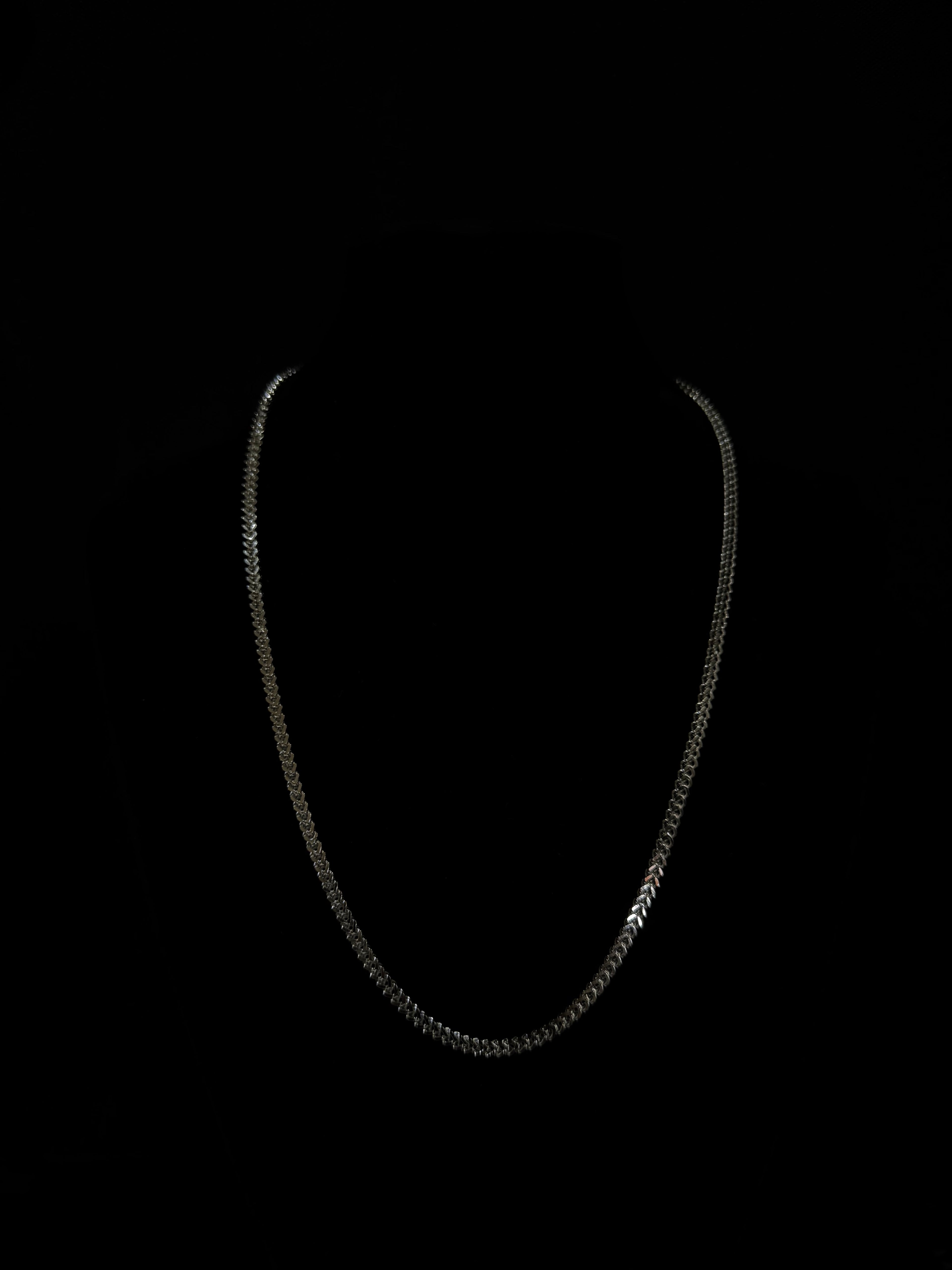 925 Silver Rhodium Plated Men’s Chain | 22 inch