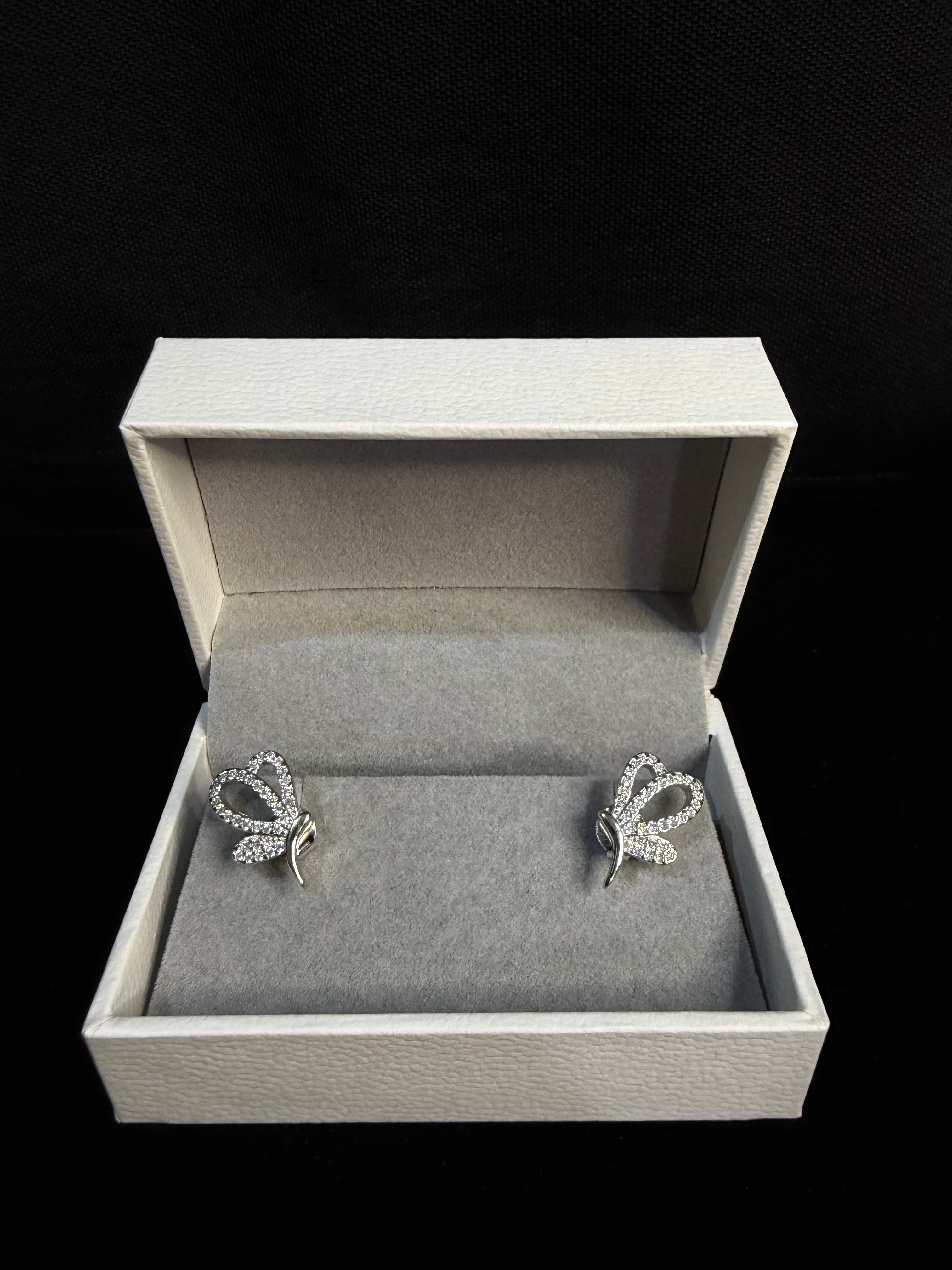 Butterfly Sparkle Stud Earrings