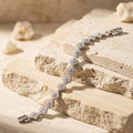 925 Silver Triangle Link Tennis Bracelet
