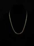 925 Silver Two Tone Greek Link Chain | 22 inch