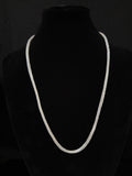 925 Silver Rhodium Plated Men’s Chain | 22 inch