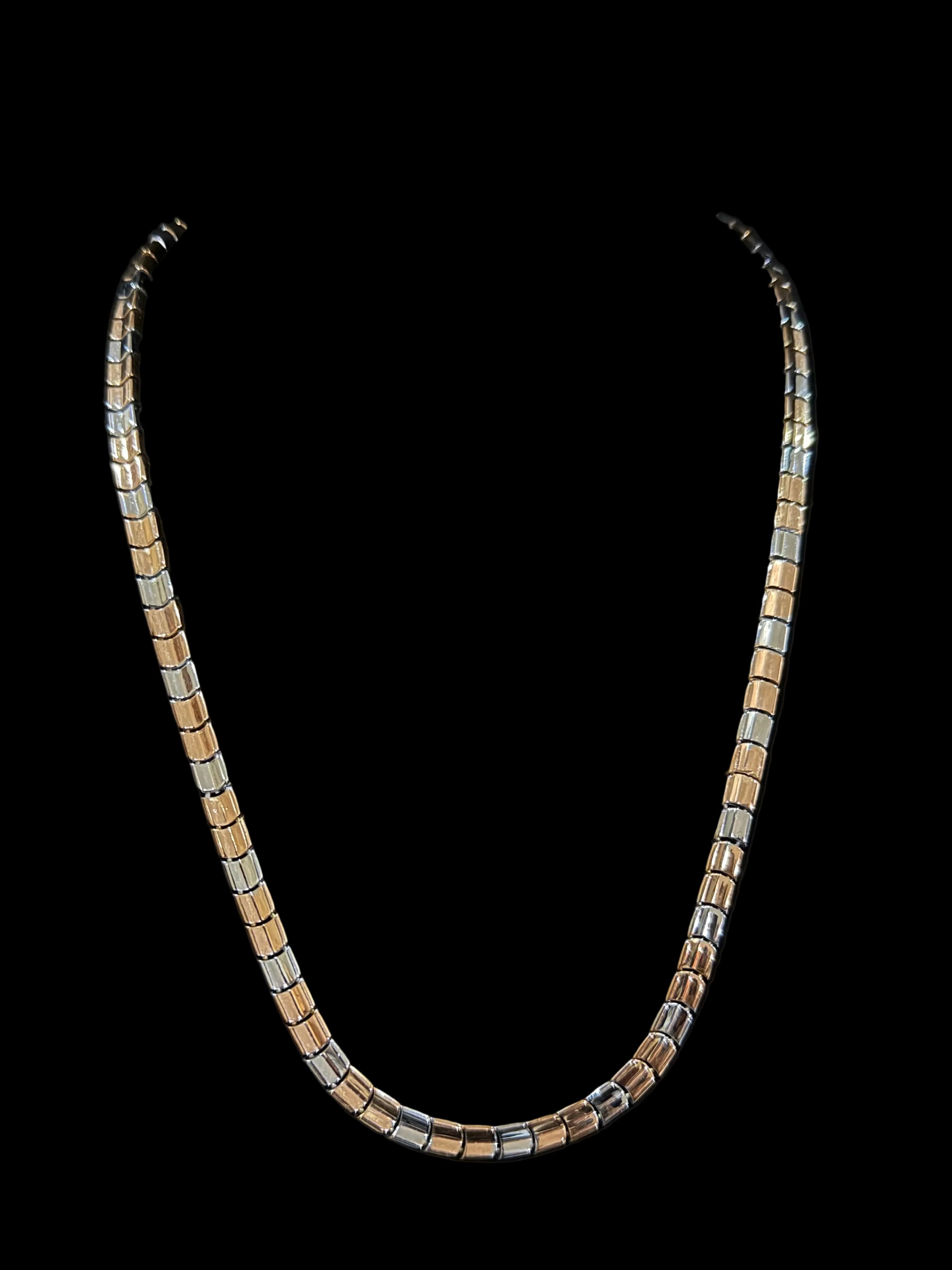 925 Silver Two Tone D'Lyte Chain | 22 inch