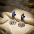 Royal Elegance 925 Silver Jhumki Earrings