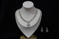 Royal Vintage Halo 925 Silver Jewelry Set