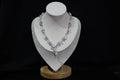 Blooming Crystal Floral 925 Silver Necklace