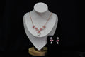 Blush Blossom Pearl 925 Silver Jewelry Set