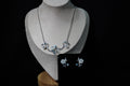 Floral Blossom 925 Silver Jewelry Set