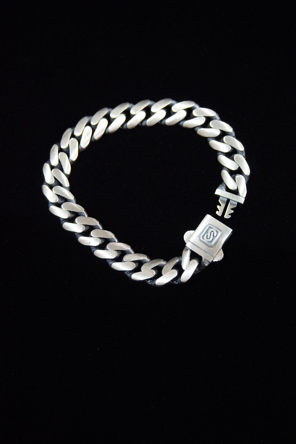 Matte Turkish 925 Silver Bracelet