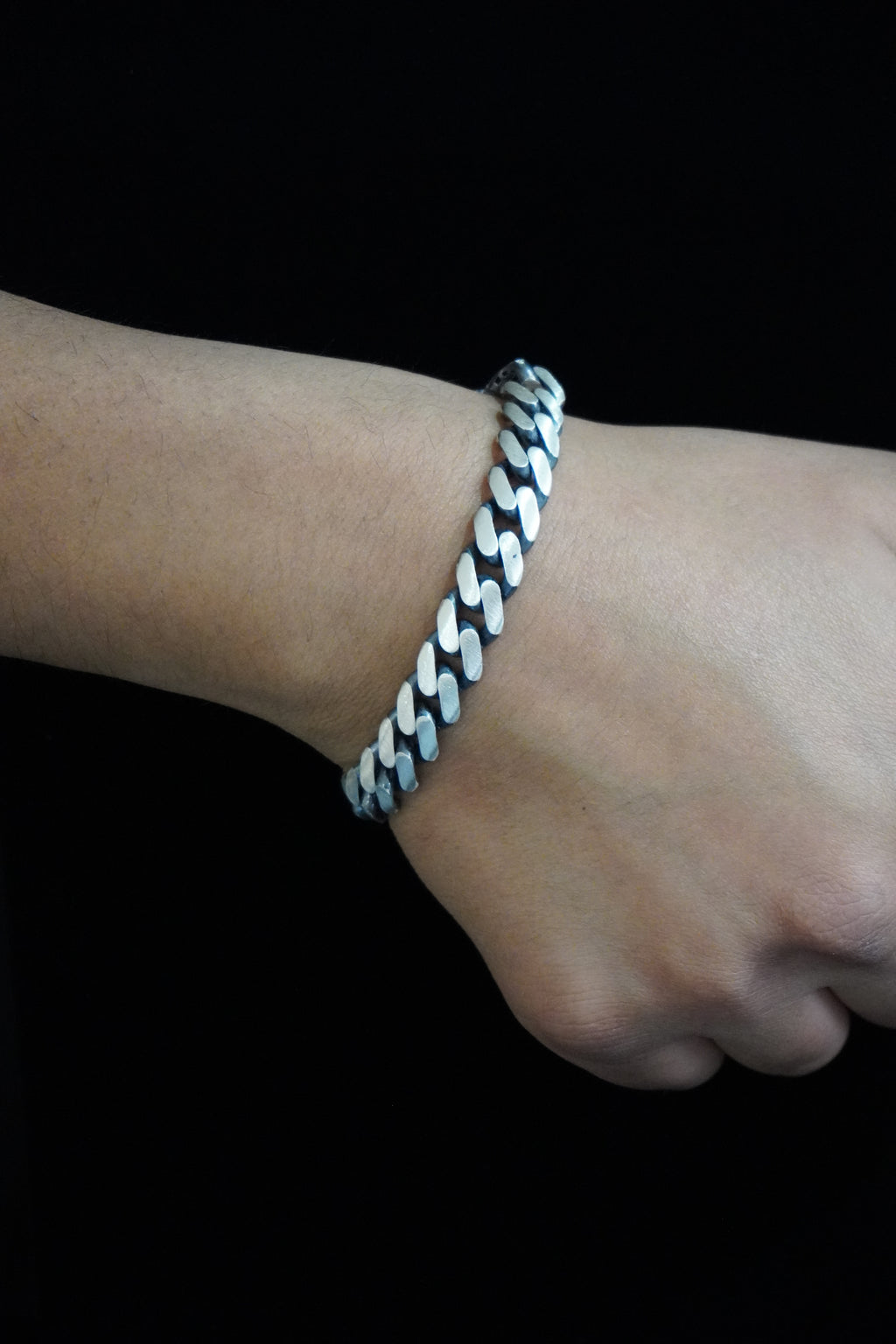 Matte Turkish 925 Silver Bracelet