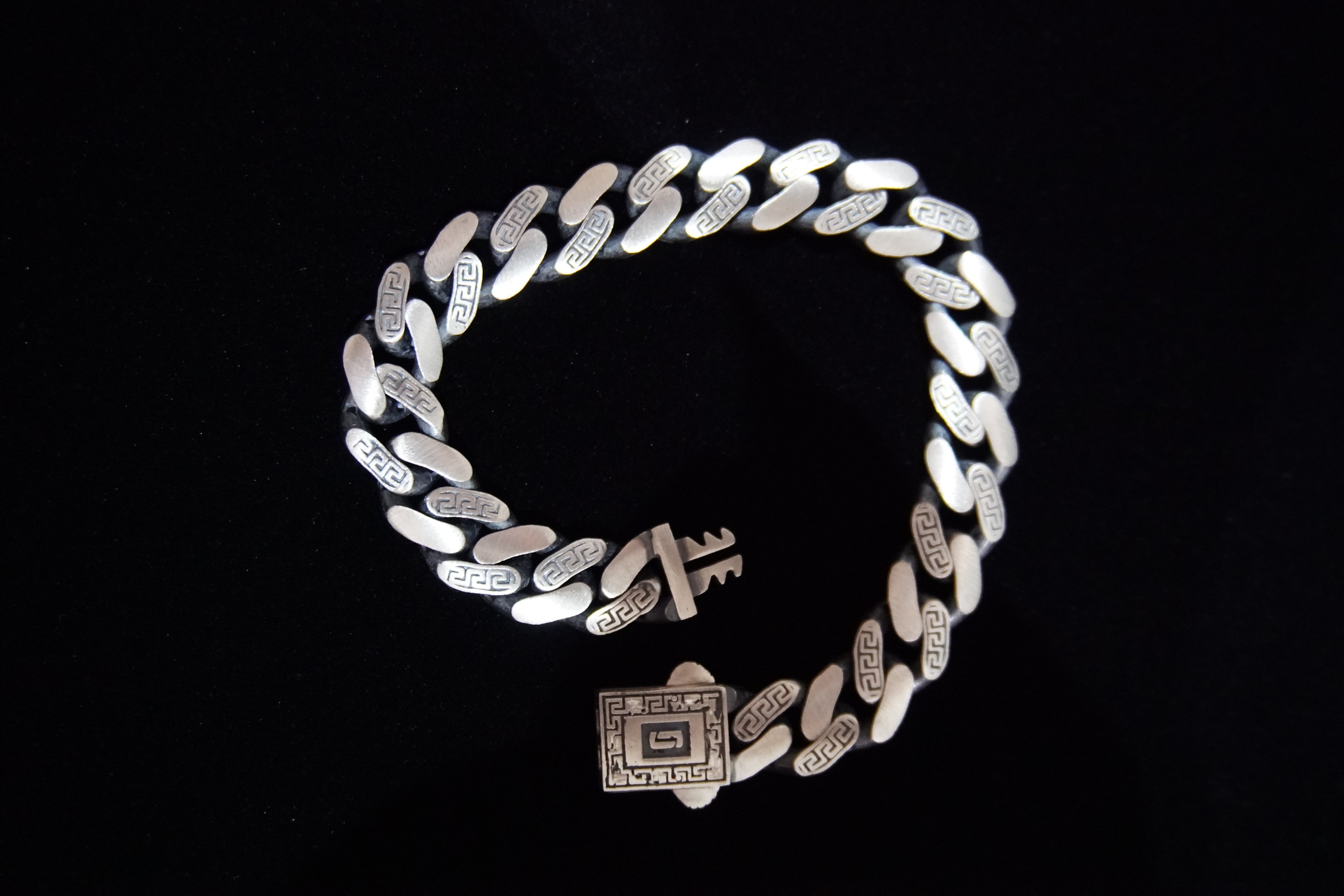 Matte Turkish 925 Silver Bracelet