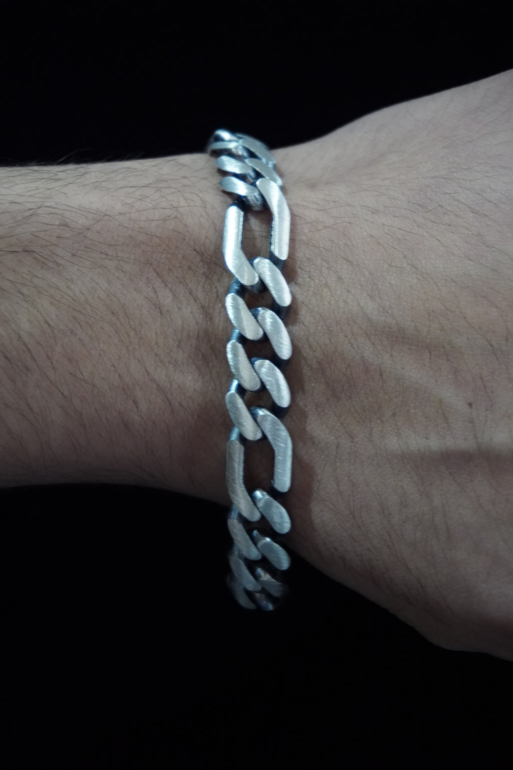 Matte Turkish 925 Silver Bracelet
