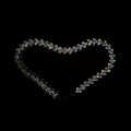 VVS Moissanite Heart Bracelet – 925 Silver