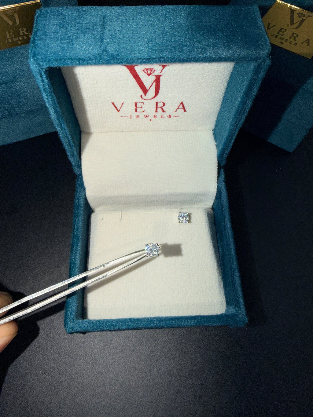 MOISSANITE 6.0 MM STUDS