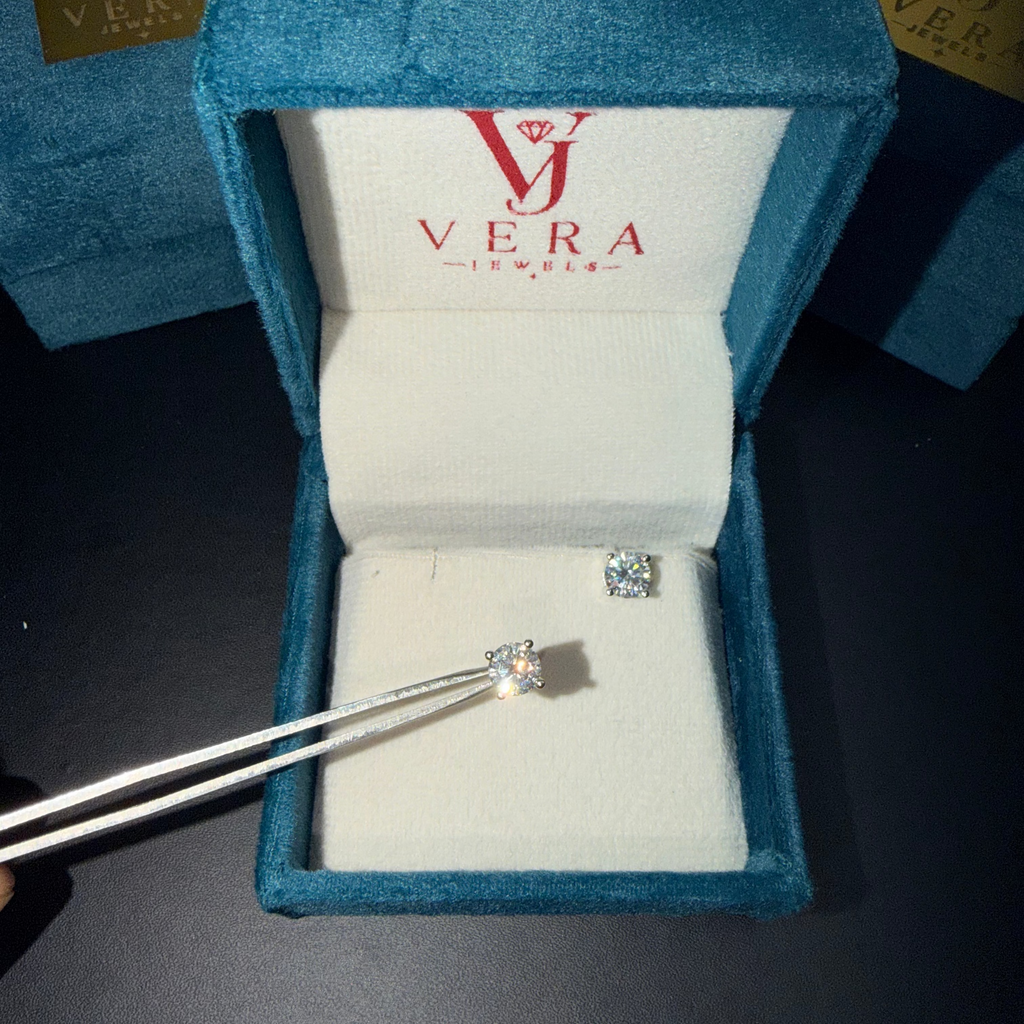 MOISSANITE 7.0 MM STUDS