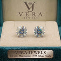 MOISSANITE 8.0 MM STUDS