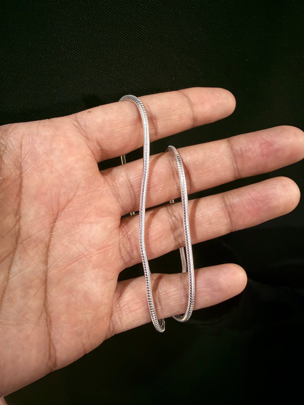 925 Silver Snake Style Chain