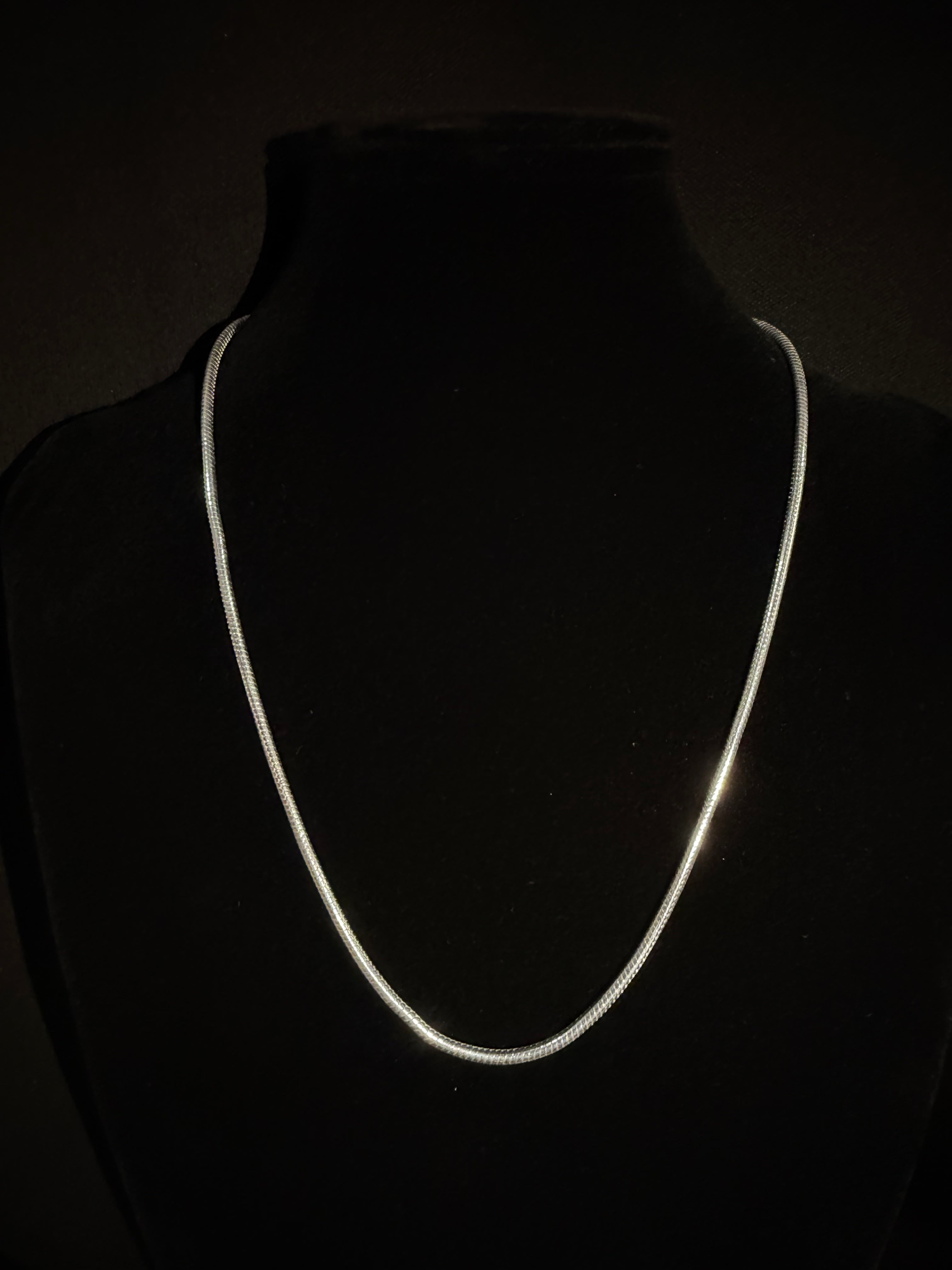 925 Silver Snake Style Chain