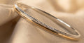 925 Silver with Rose Gold Accents Men’s Kada