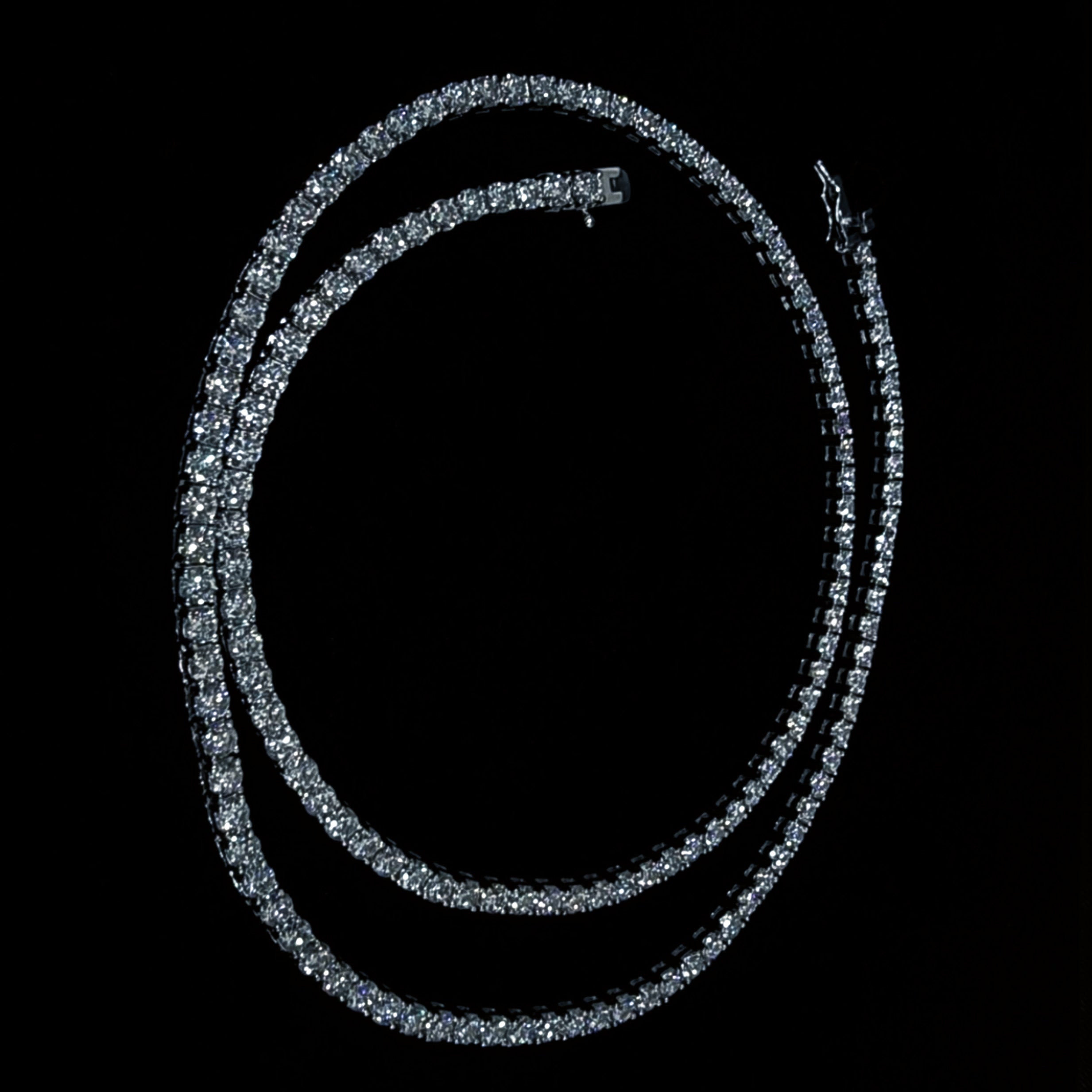 3MM Moissanite 💎Tennis Chain – 20 Inch
