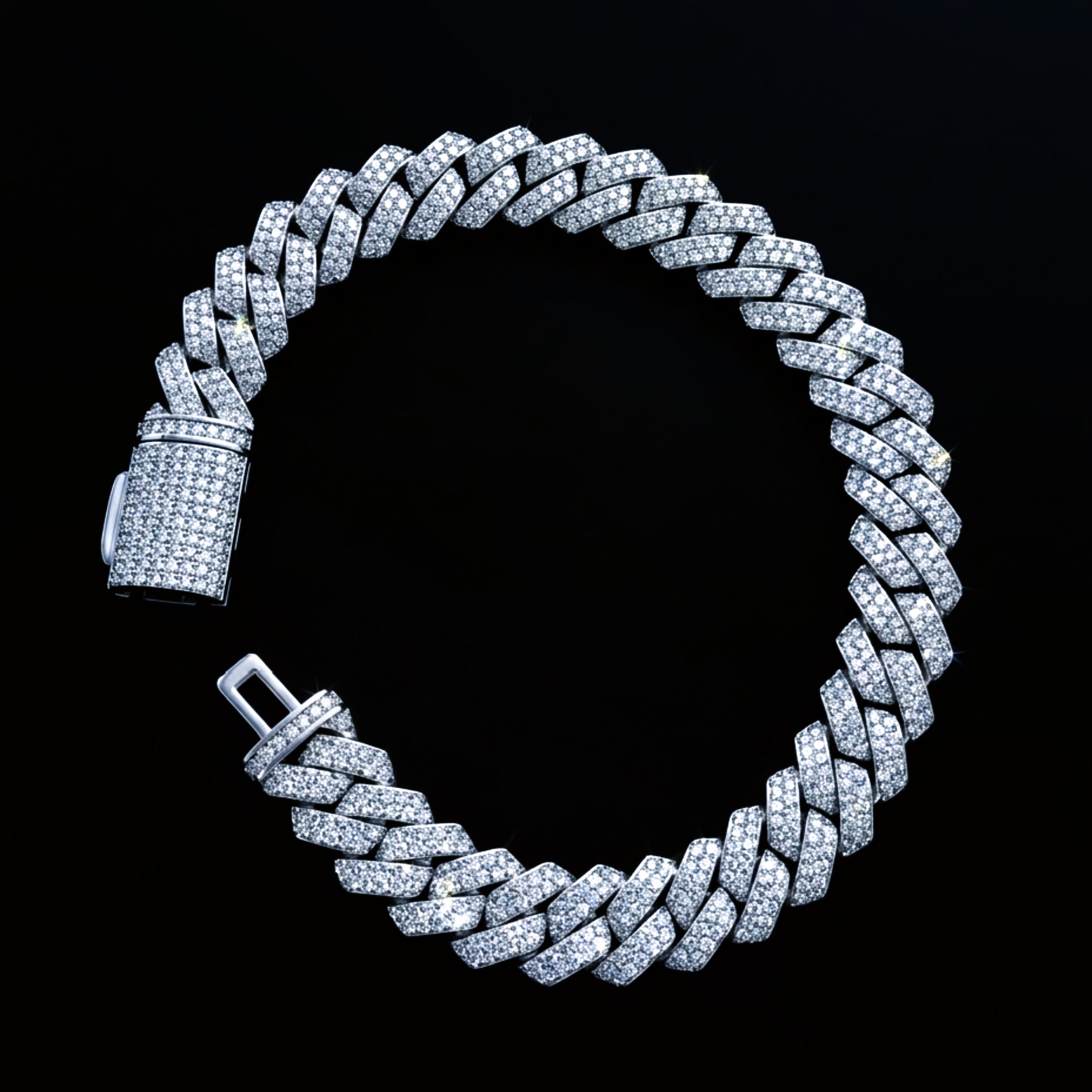 VVS Cuban Moissanite Bracelet
