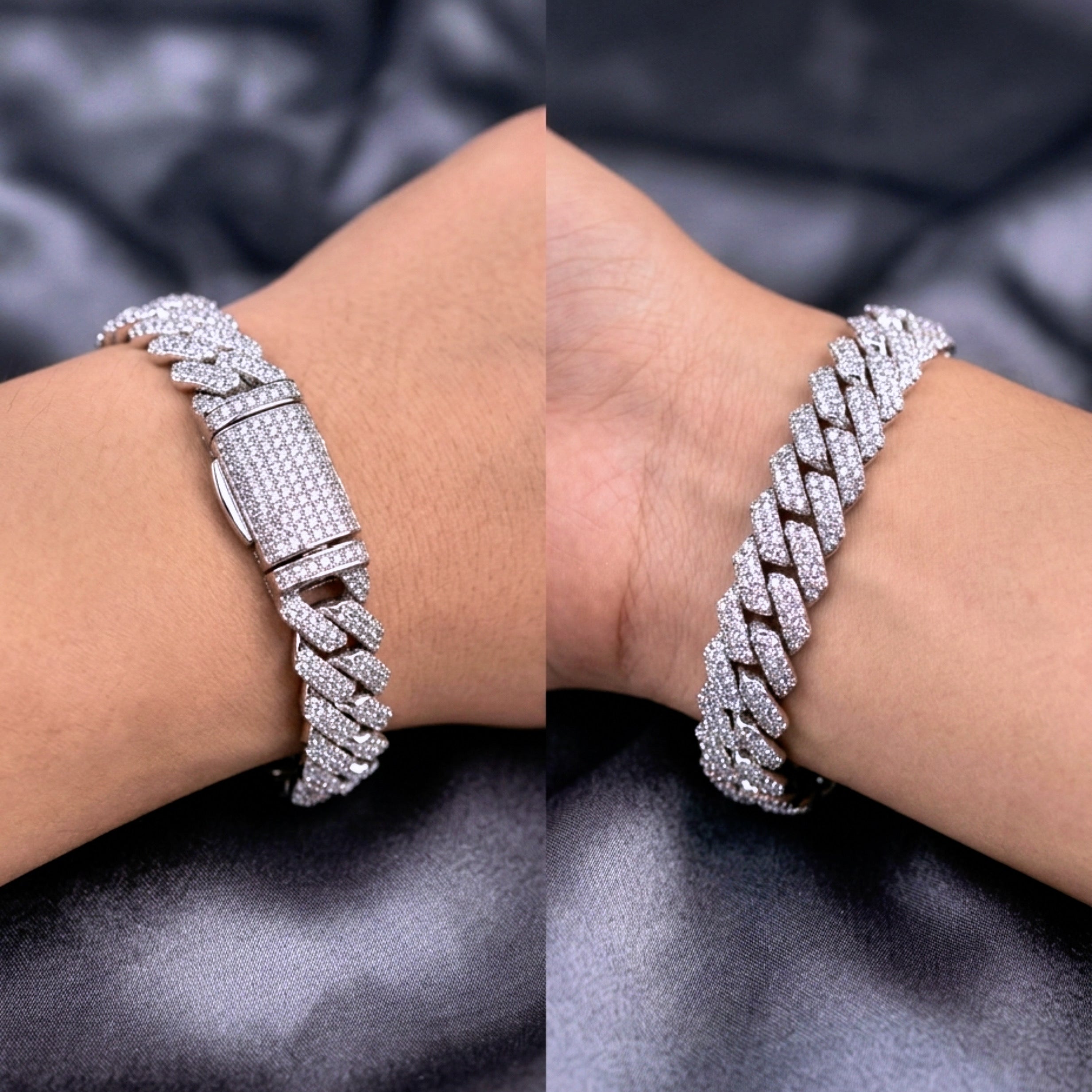 VVS Cuban Moissanite Bracelet